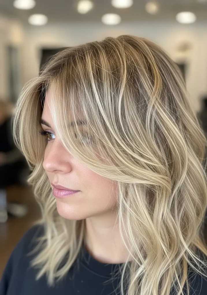 Textured Dirty Blonde Shag