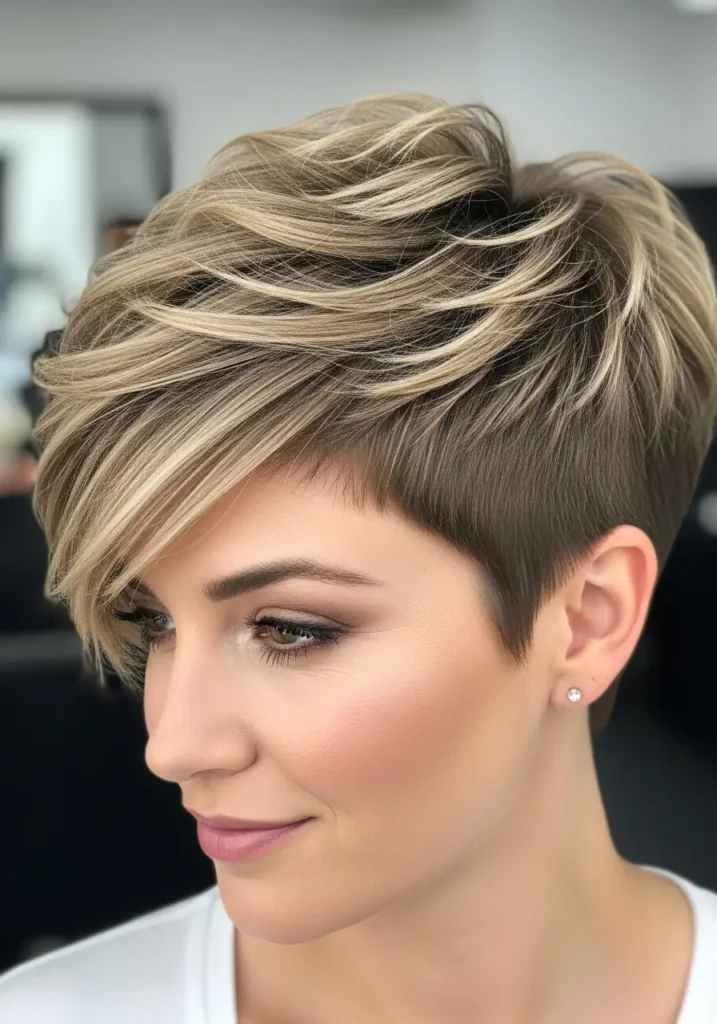 Textured Pixie Cut