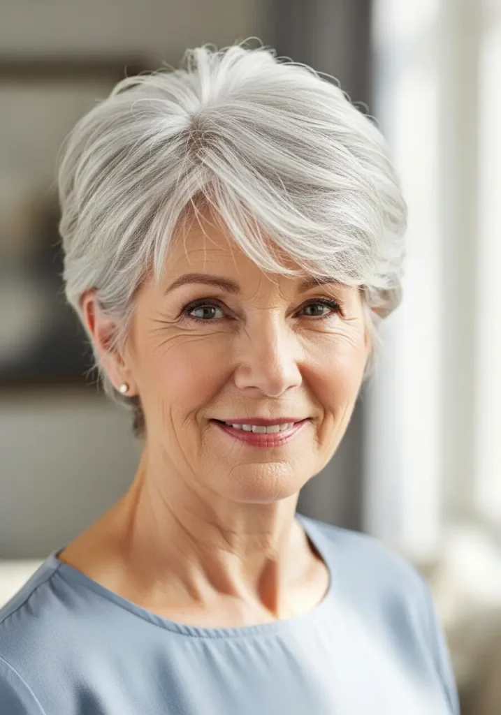 Textured Silver Pixie