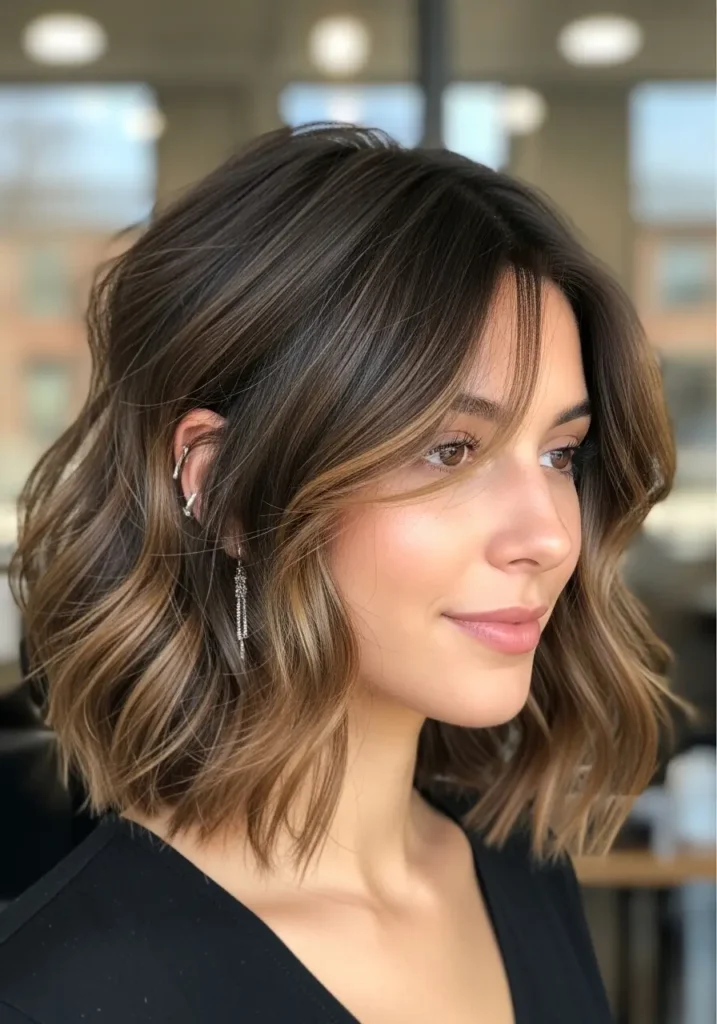 Tousled Modern Choppy Bob