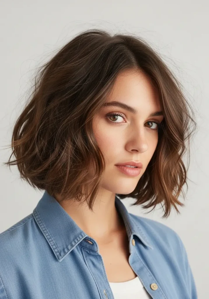 Tousled Short Bob
