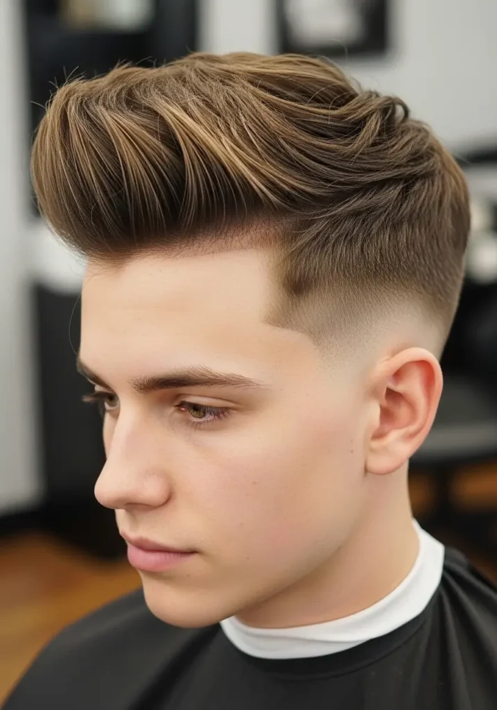 Tousled Top with Fade