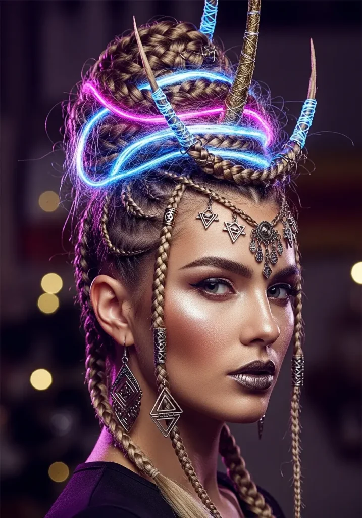 Tribal Braids with Statement Energy