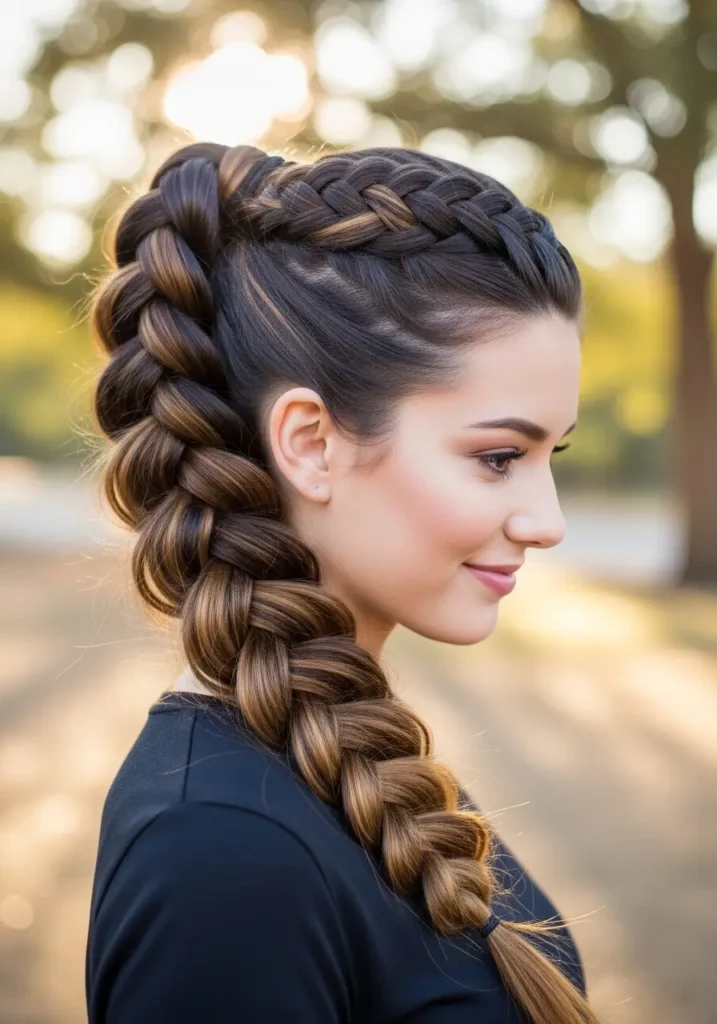 Twist Braid Ponytail