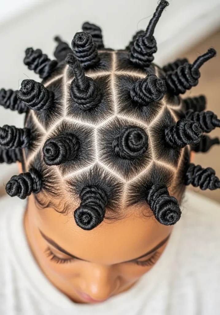 Twisted Bantu Knots