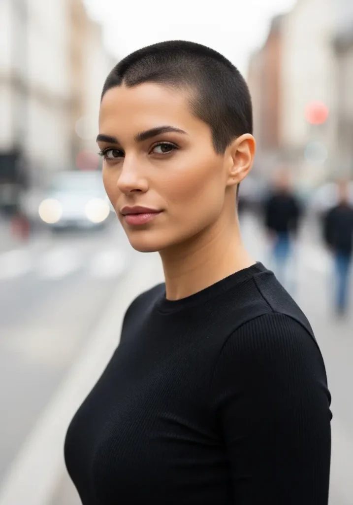 Ultra Short Buzz Cut Confidence