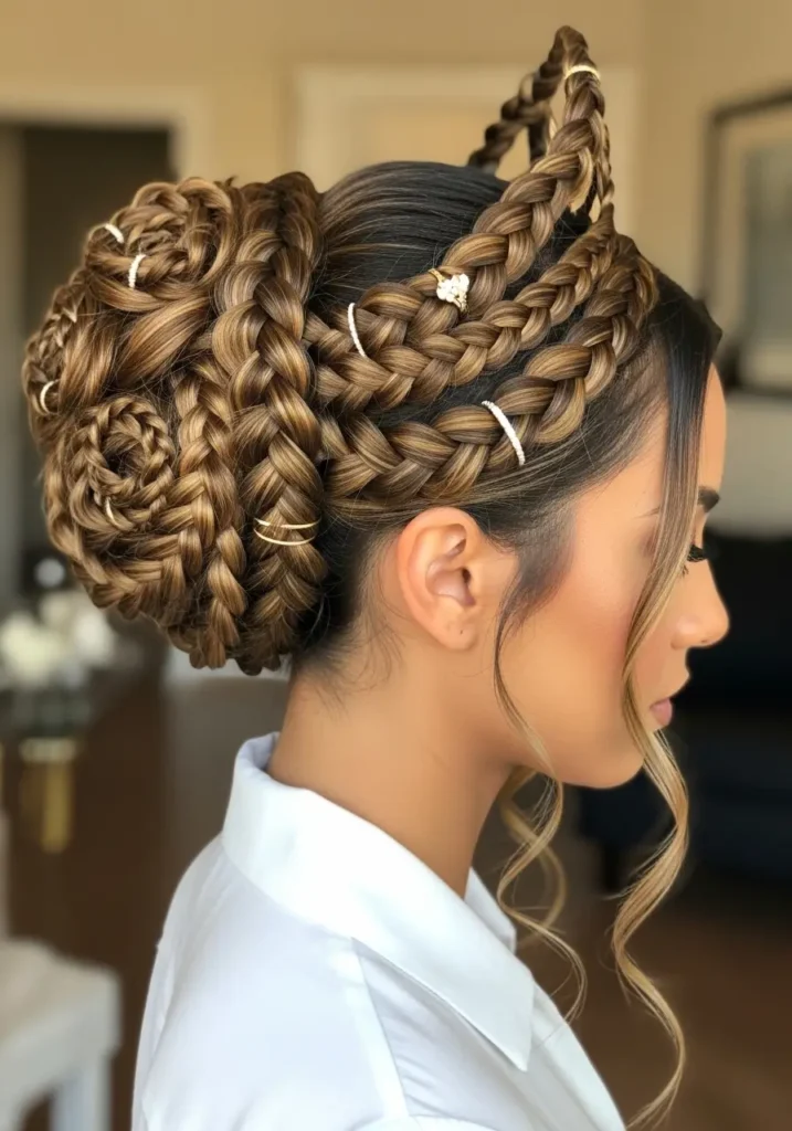 Updo Goddess Braids