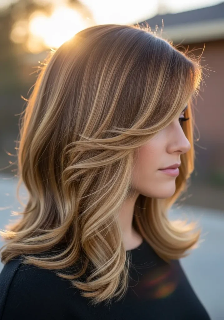 Warm Caramel Balayage
