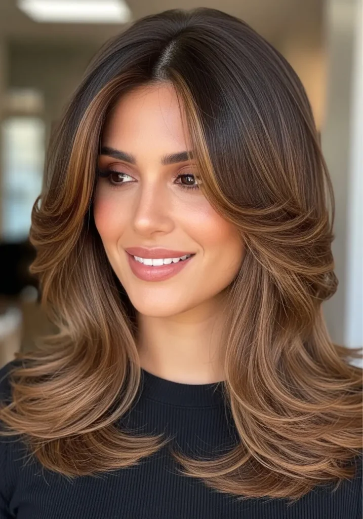 Warm Cocoa Layered Cut