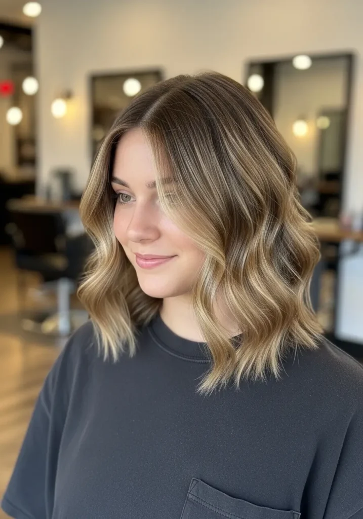 Wavy Lob (Long Bob)