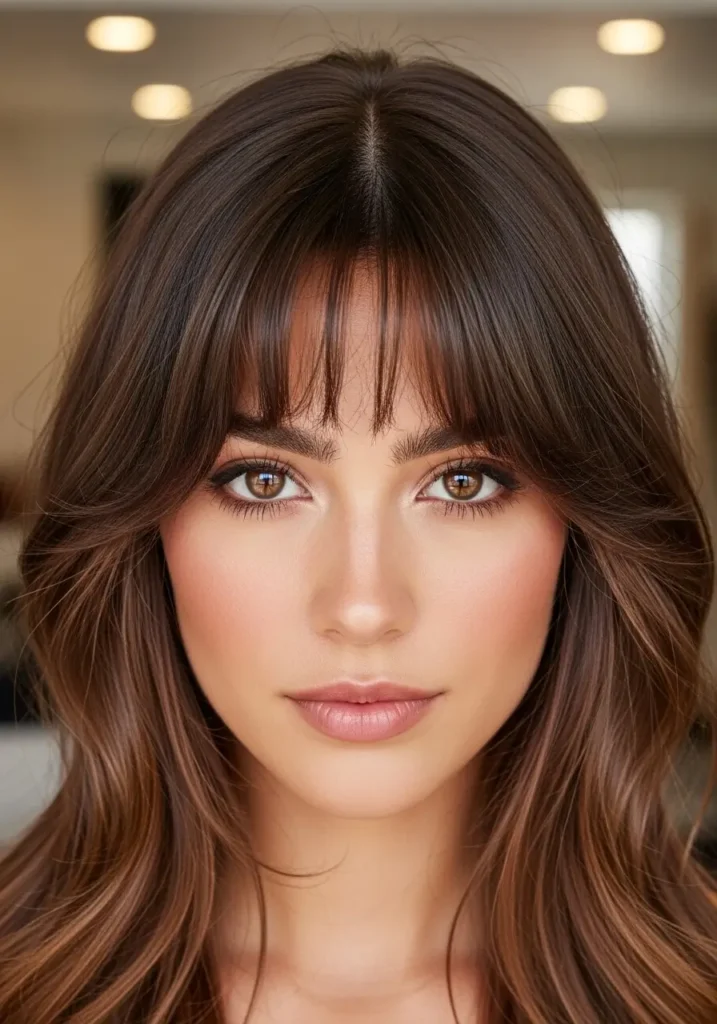 Wispy Bold Curtain Bangs