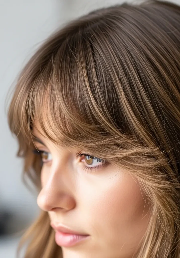 Wispy Feathered Bangs