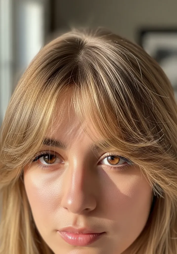 Wispy Feathered Bangs