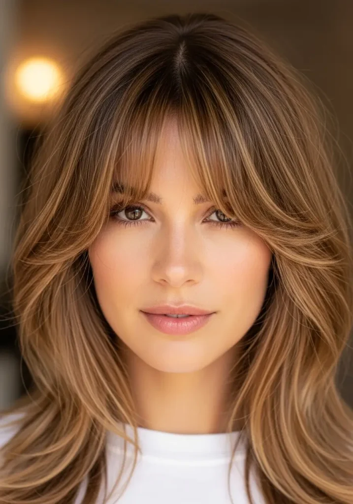 Wispy Feathered Bangs