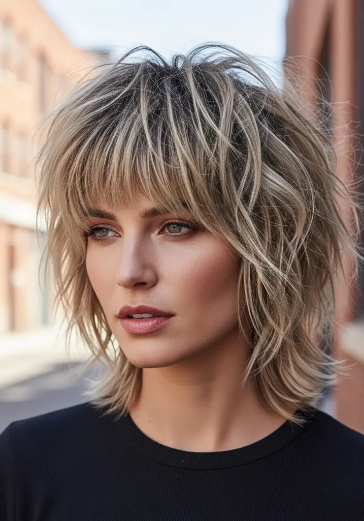 Wolf Cut Pixie with Wild Texture