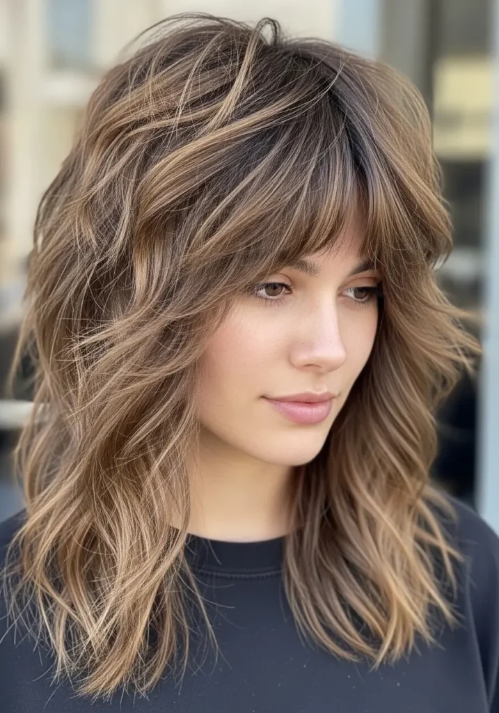 Wolf Cut With Face Framing Layers