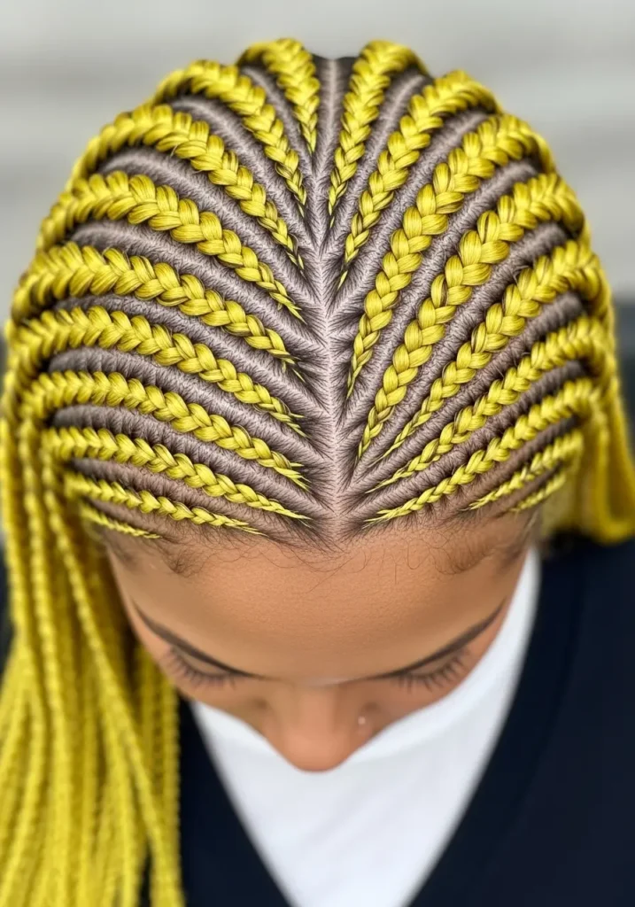 Zigzag Part Lemonade Braids