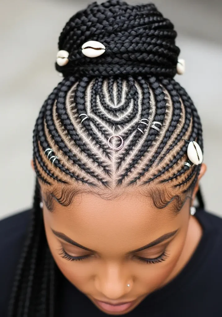 Zigzag Pattern Tribal Braids