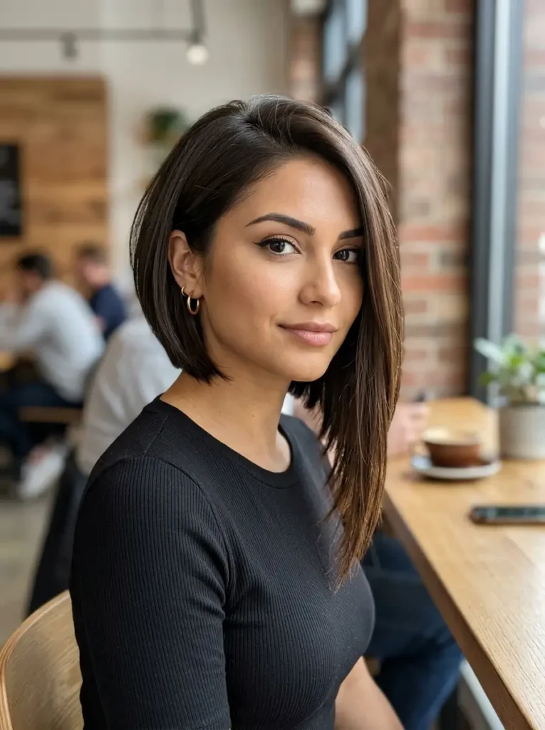 Angled Asymmetrical Bob