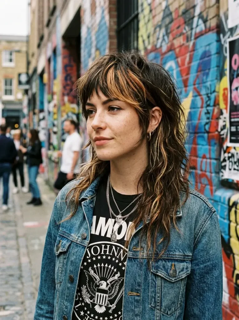 Asymmetrical Shaggy Mullet