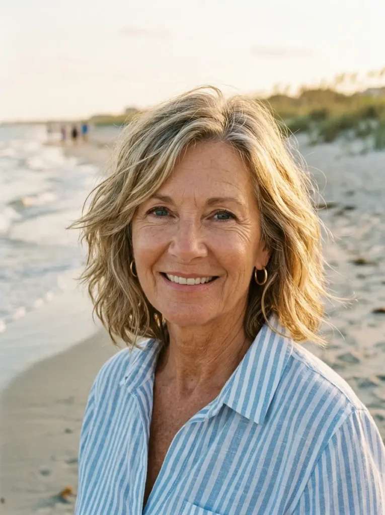 Beachy Blonde with Soft Layers