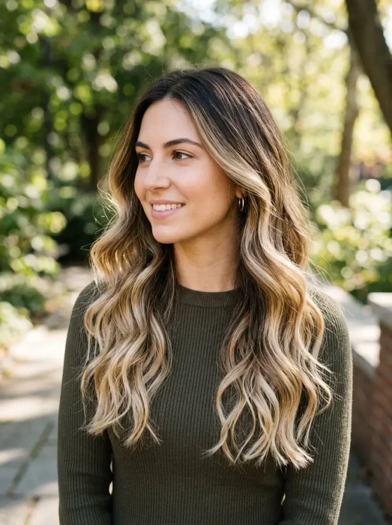 Balayage Brown Blonde Hair Color