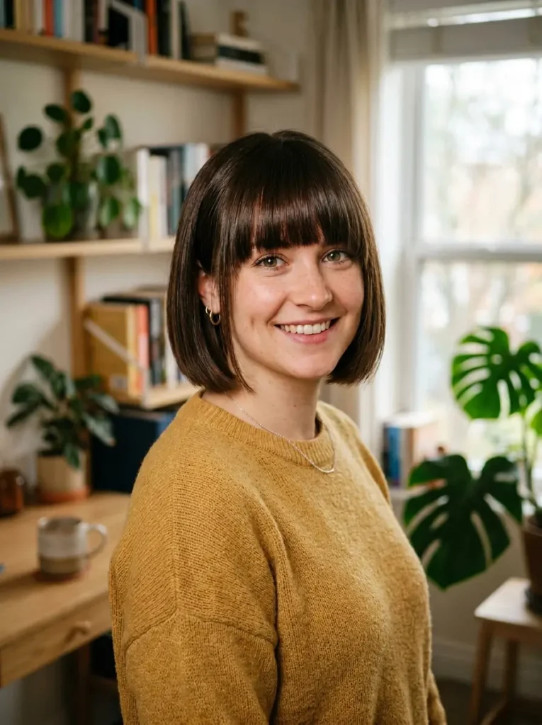 Bob with Chin-Length Bangs
