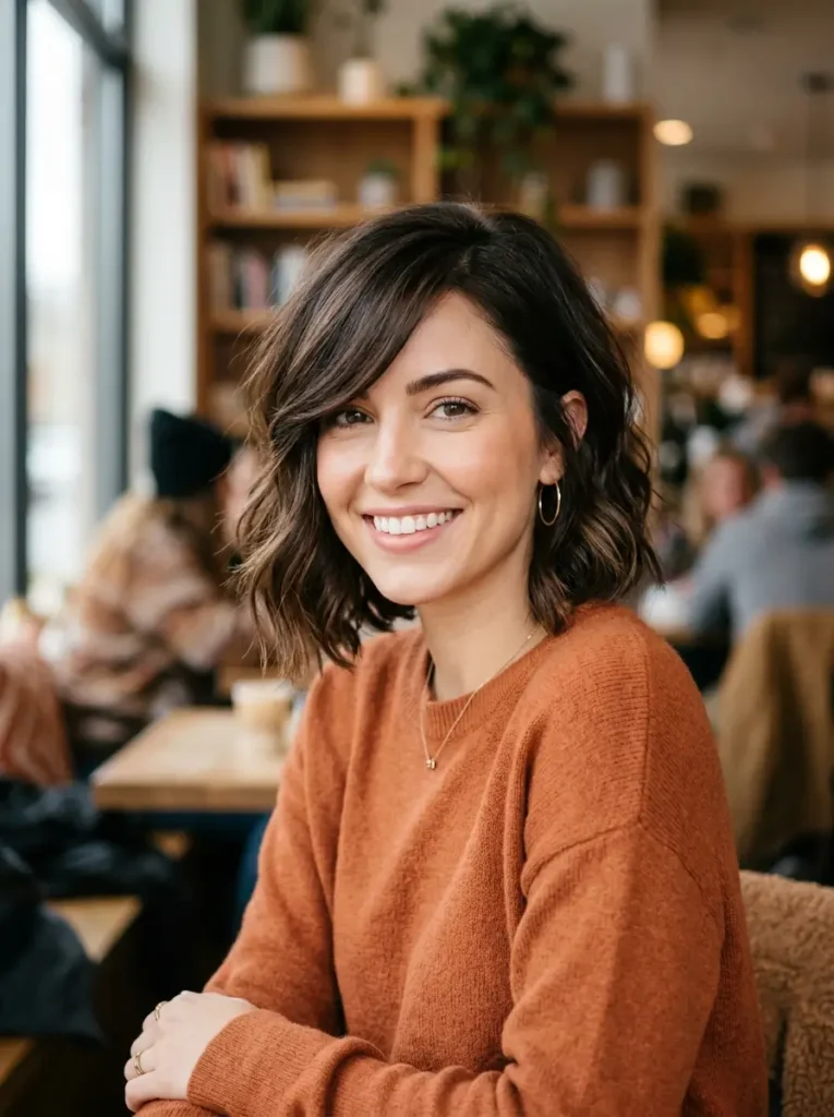 Bob with Long Side Bangs