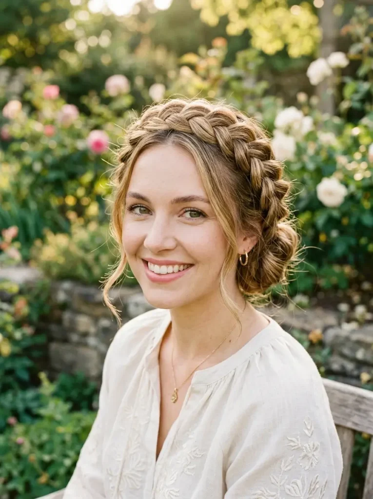 Braided Crown Hairstyle
