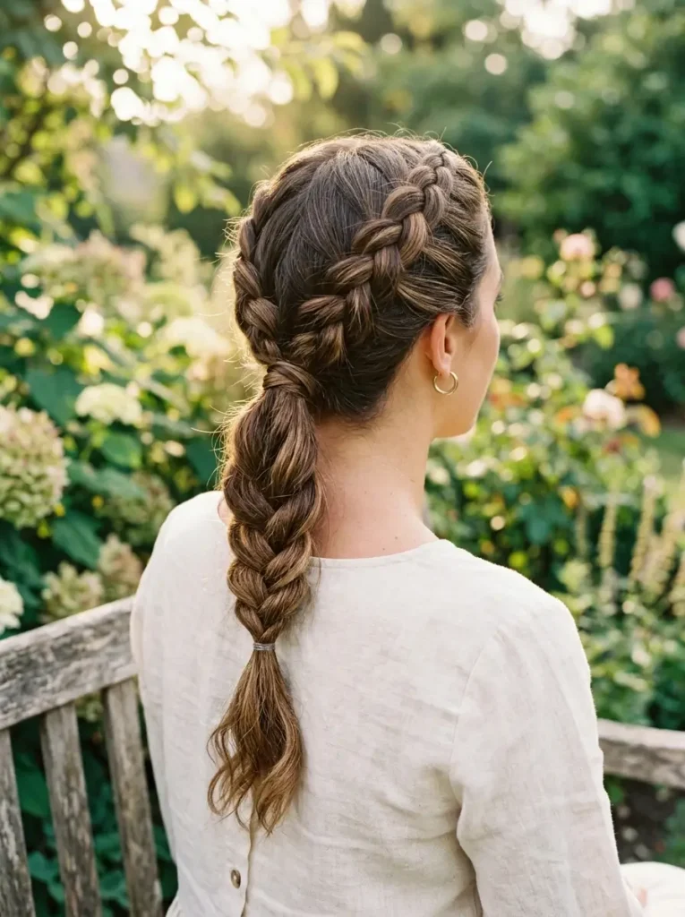 Braided Low Ponytail