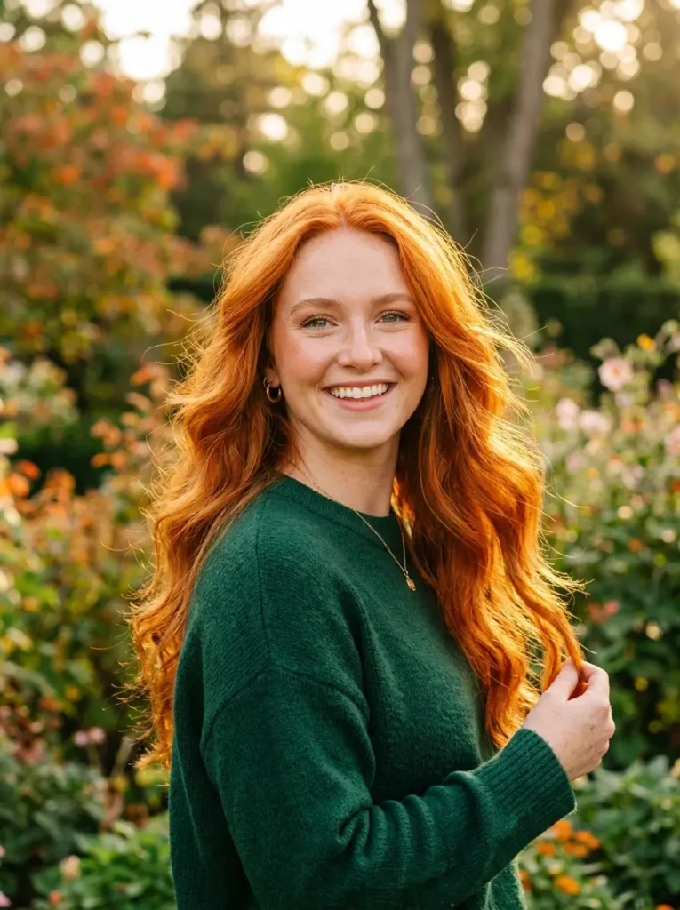 Bright Copper Hair