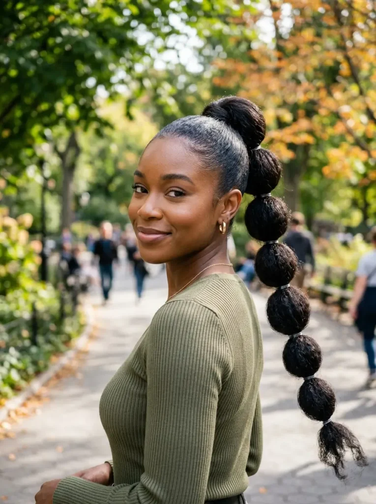Bubble Ponytail