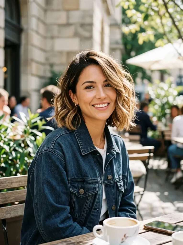 Caramel Balayage Bob