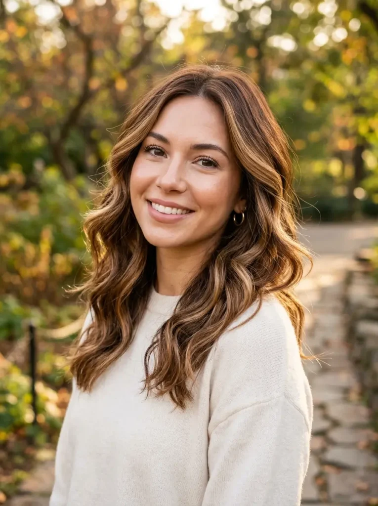 Chestnut Caramel Balayage Hair