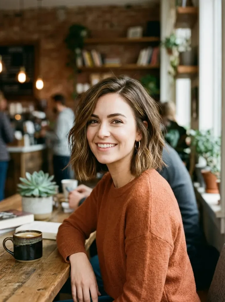 Chin-Length Lob Hairstyle
