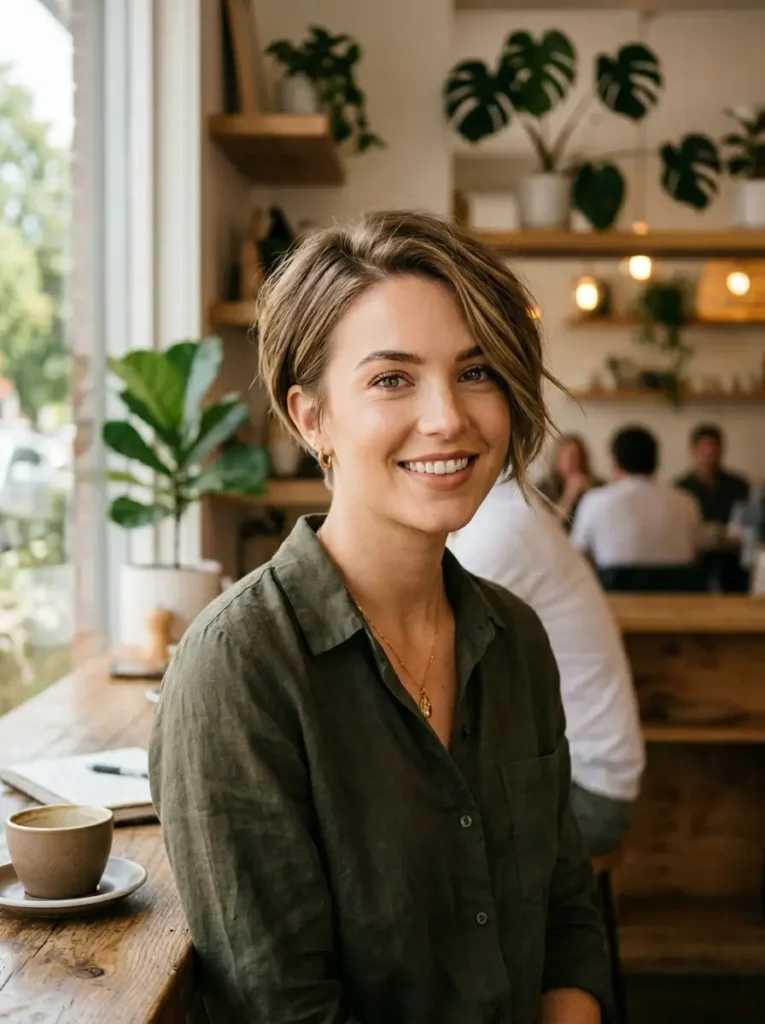 Chin-Length Pixie Cut