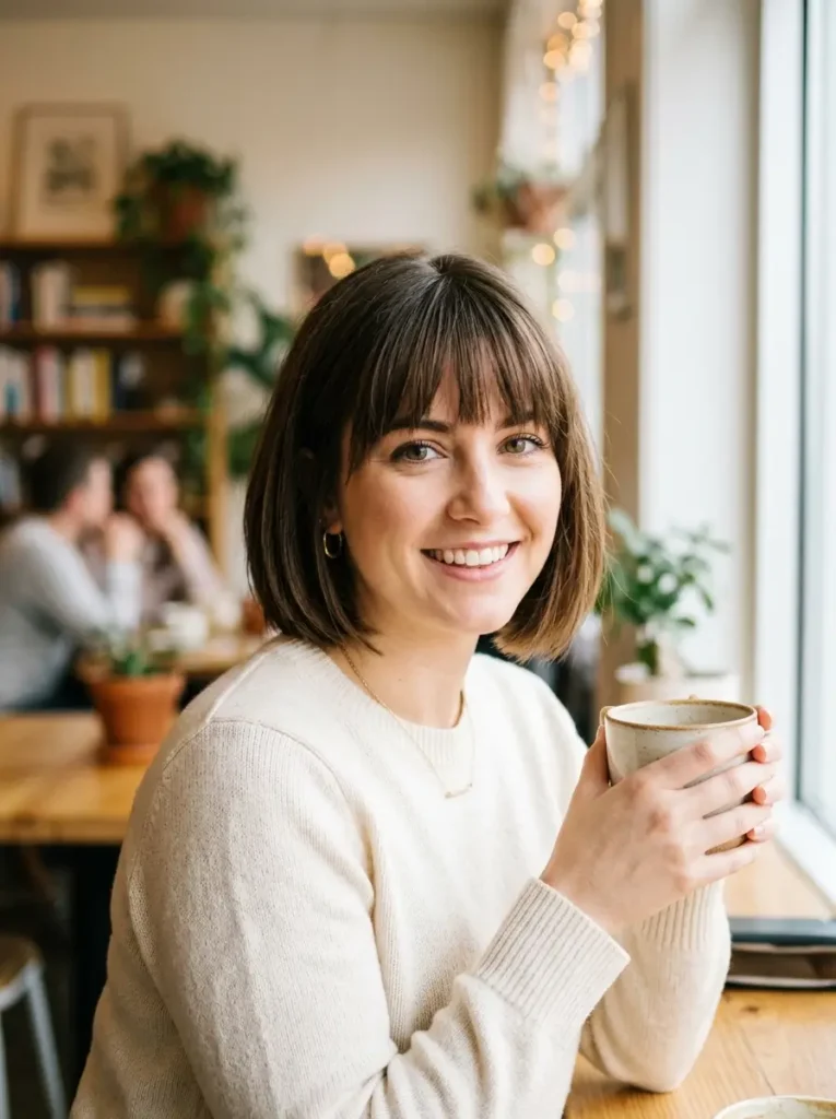 Chin-Length with Bangs