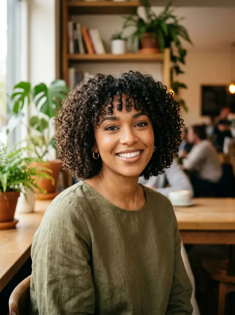 Chin-Length with Curls