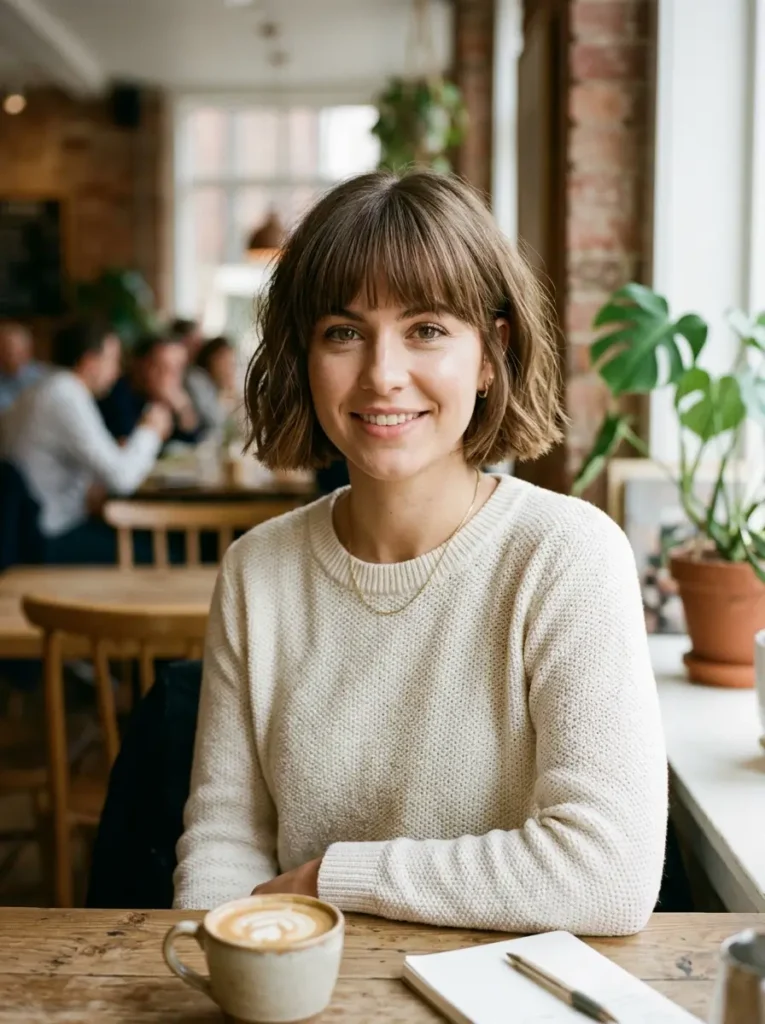 Chin-Length with Fringe