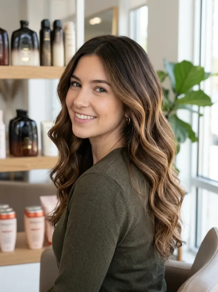 Chocolate Brown Balayage