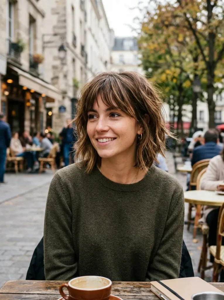 Choppy Bob with Bangs