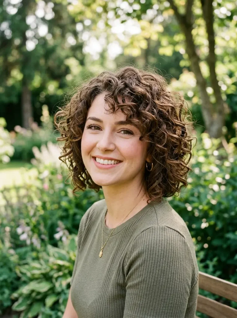 Choppy Bob with Curls