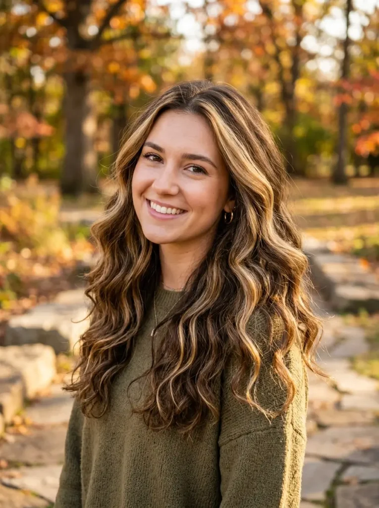 Chunky Blonde Highlights Brown Hair