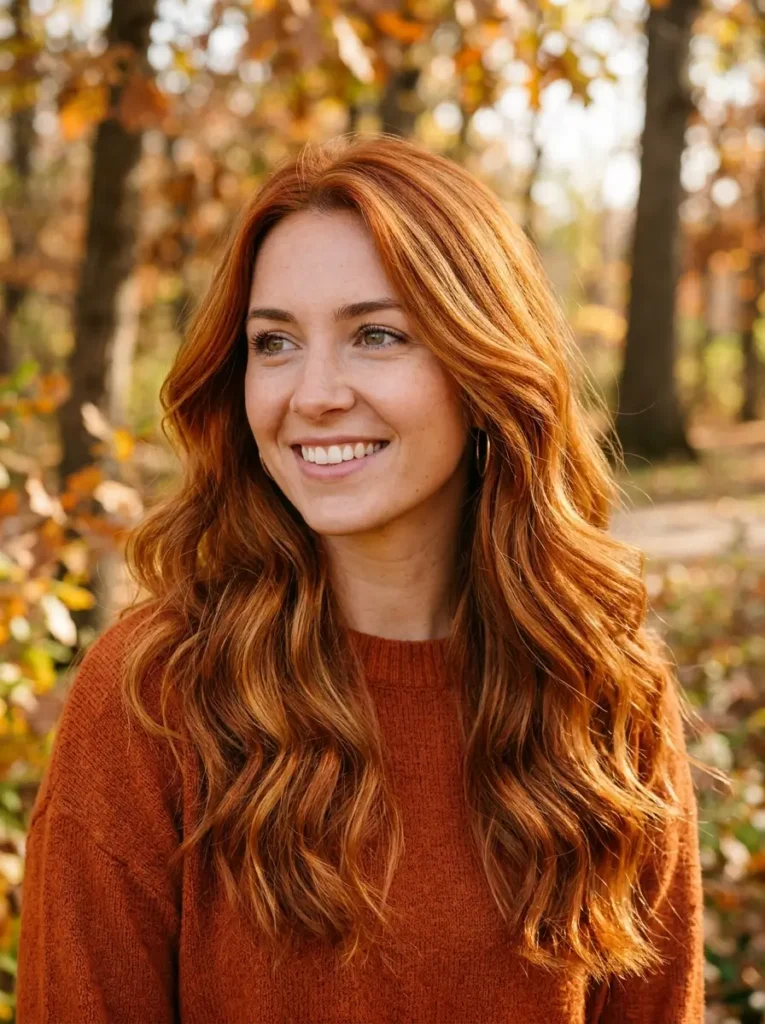 Copper Hair with Golden Undertones