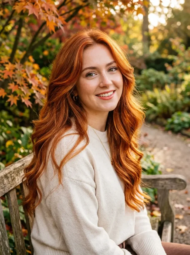 Copper Hair with Orange Tones