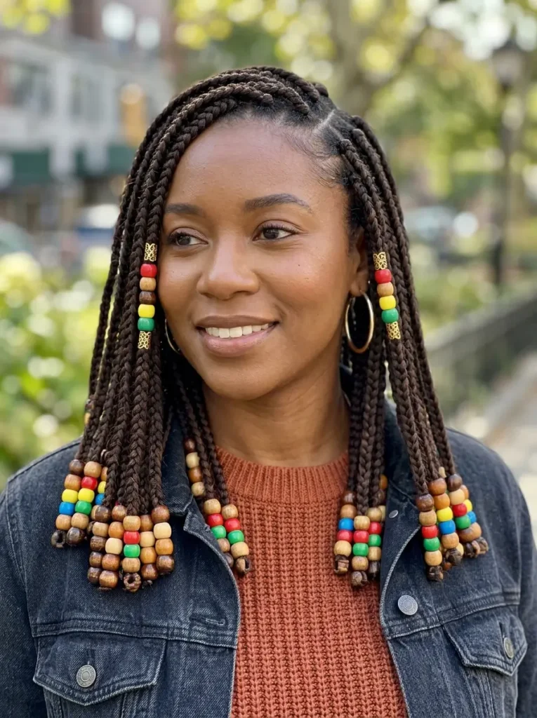Crochet Braids with Beads