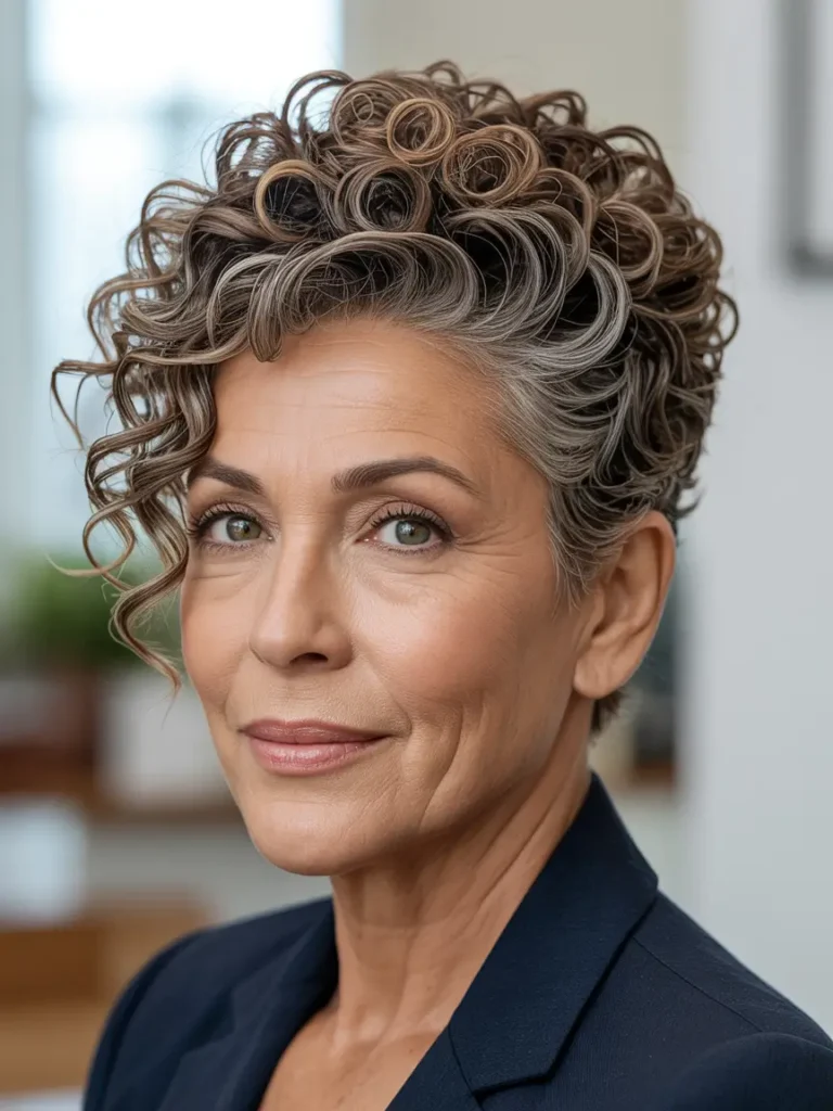 Curly Faux Hawk