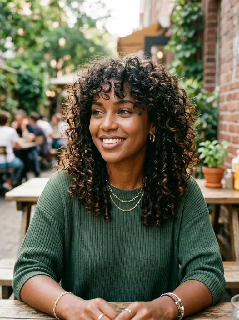 Curly Shag Haircut