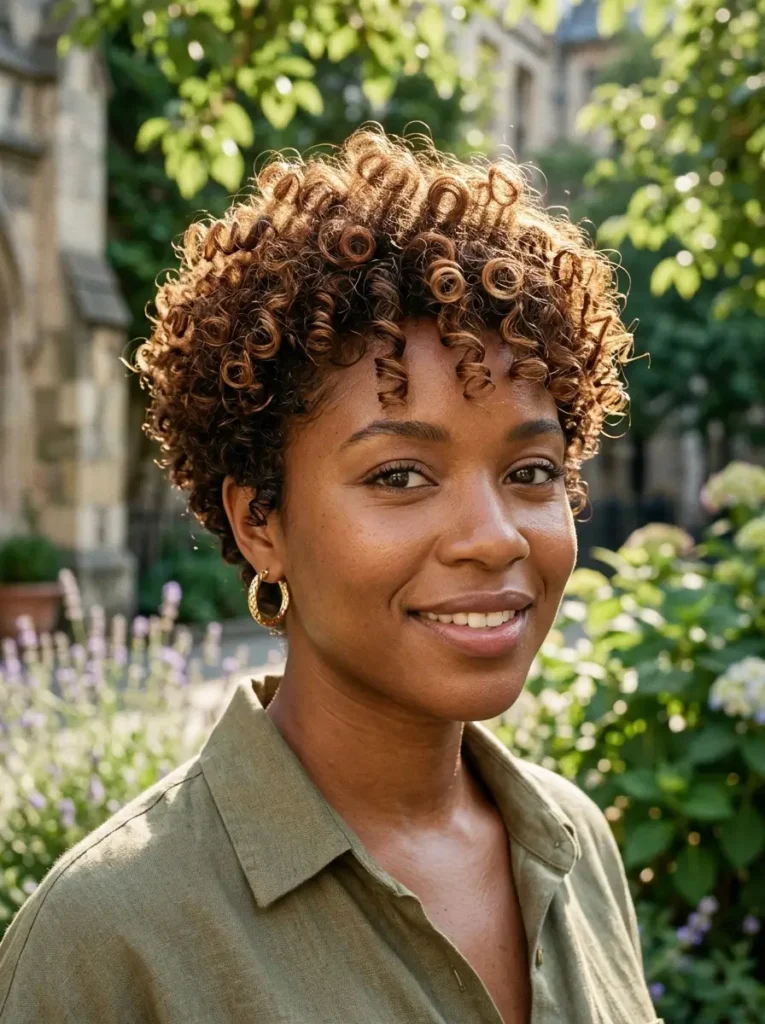 Curly Short Haircut