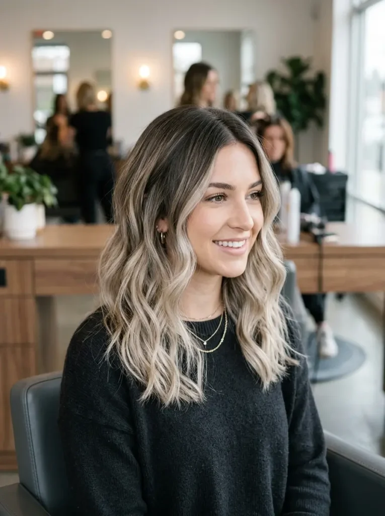 Dark Ash Blonde Root Melt